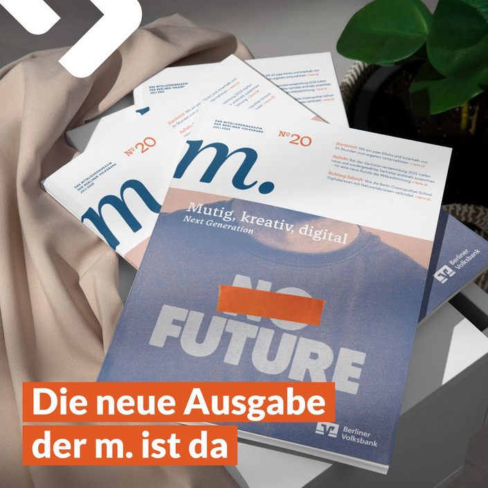 Frisch gedruckt: Die m. 20 ist da - mit starken 44 Seiten!
Wir aus der Designagentur der ITM gruppe begleiten die...