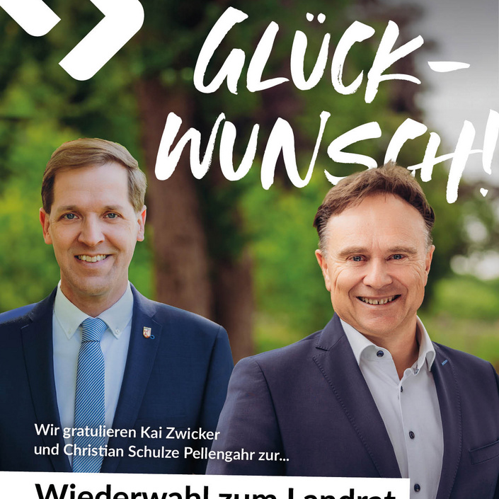 🎉 Herzlichen Glückwunsch zur Wiederwahl, @christianschulzepellengahr  und @kaizwicker.landrat !
Wir freuen uns, dass wir...