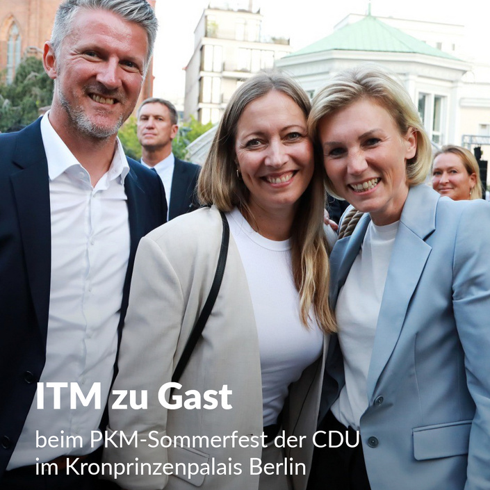 Auf Einladung von Anne König, MdB, durften Marco, Heike und Markus die ITM gruppe beim traditionellen Sommerfest des...