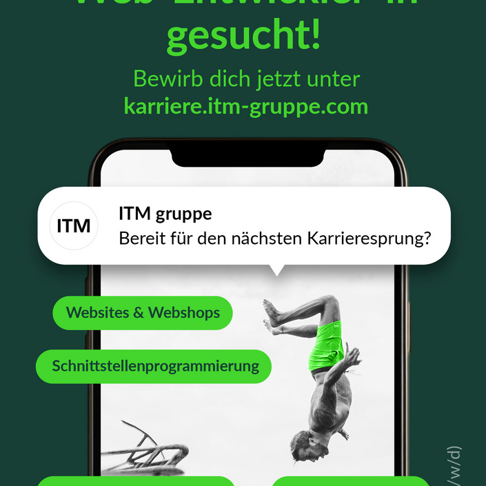 Du bist Webentwickler*in und hast Lust auf abwechslungsreiche Projekte? 💻️

Dann passt du perfekt zu uns. Für unsere...