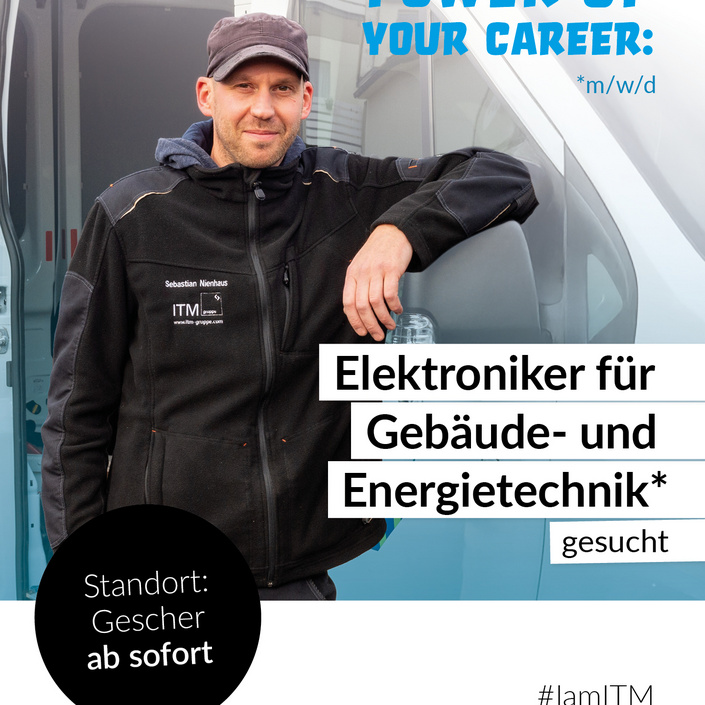Wir suchen Verstärkung!

Elektroniker für Gebäude- & Energietechnik (m/w/d)
📍 Gescher / Dorsten | Elektroinstallation |...