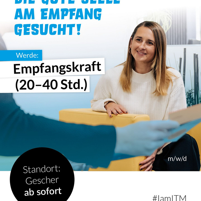 📍 Standort: Gescher | ⏰nach Absprache (20–40 Std.)| Start: ab sofort

Du bist das freundliche Gesicht am Empfang – und...